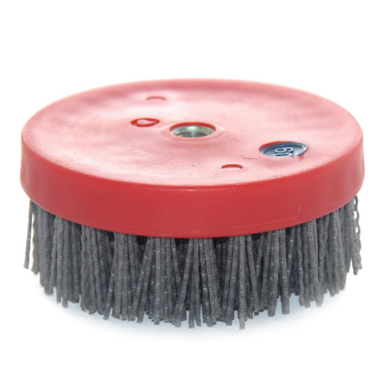 10PCS/Set 110mm Round Abrasive Antique Brush Antique Abrasive Nylon Brush Diamond Abrasive Brushes for stone polishing YG10