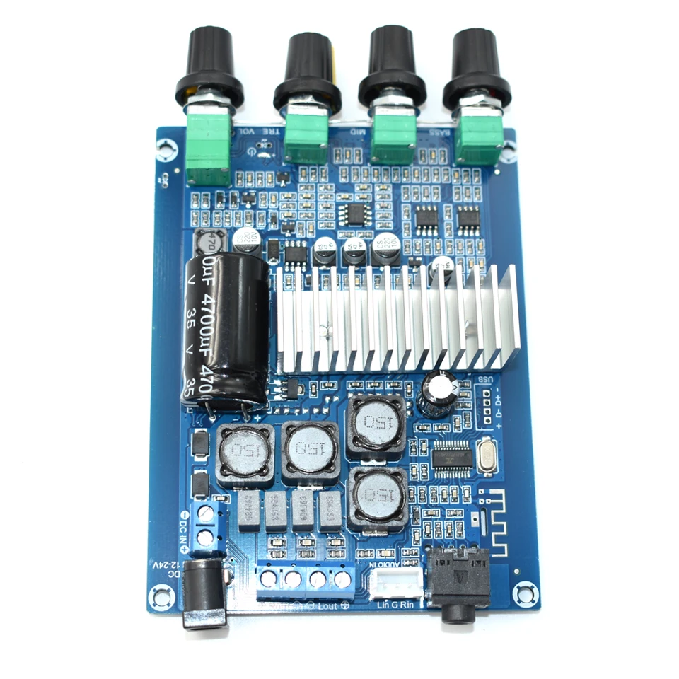 Lusya TPA3116 Bluetooth 4 2 цифровой усилитель 50 Вт * 0 канальный аудио с регулировкой