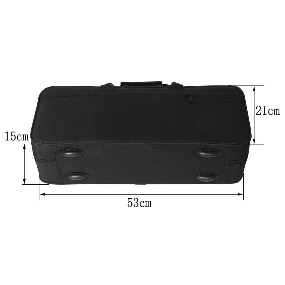 600D водонепроницаемый Gig Bag Box рюкзак ткань Оксфорд для трубы с регулируемым двойным плечевым ремнем карман из пенопласта с хлопковой подкладкой