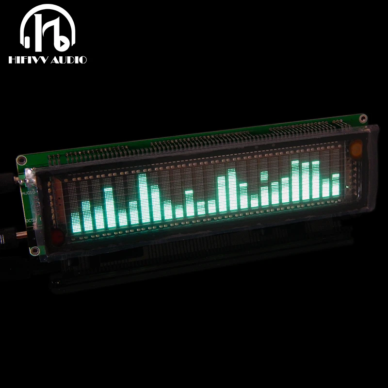 AK2515 VFD Музыка Аудио индикатор спектра 15 уровень VU метр экран дисплей усилитель доска точность часы Регулируемый режим АРУ