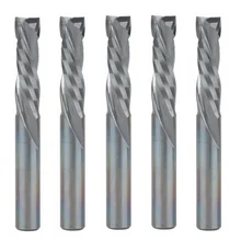 5 шт. вверх вниз резки 6 мм AAA твердосплавные CNC Фасонная фреза, Концевая фреза сжатия древесины вольфрамовый конец фреза инструмент Бит