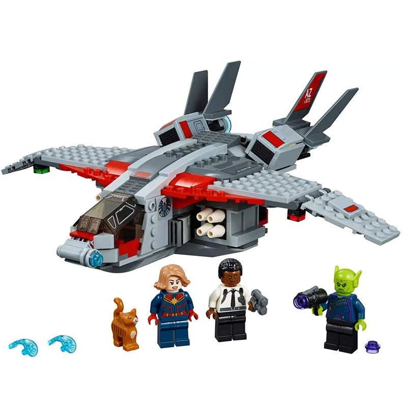 

2019 Marvel Avenger Super Heroes Captain Marvel The Skrull Attack Model Figures Building Blocks Kids Toys Compatible With Lego
