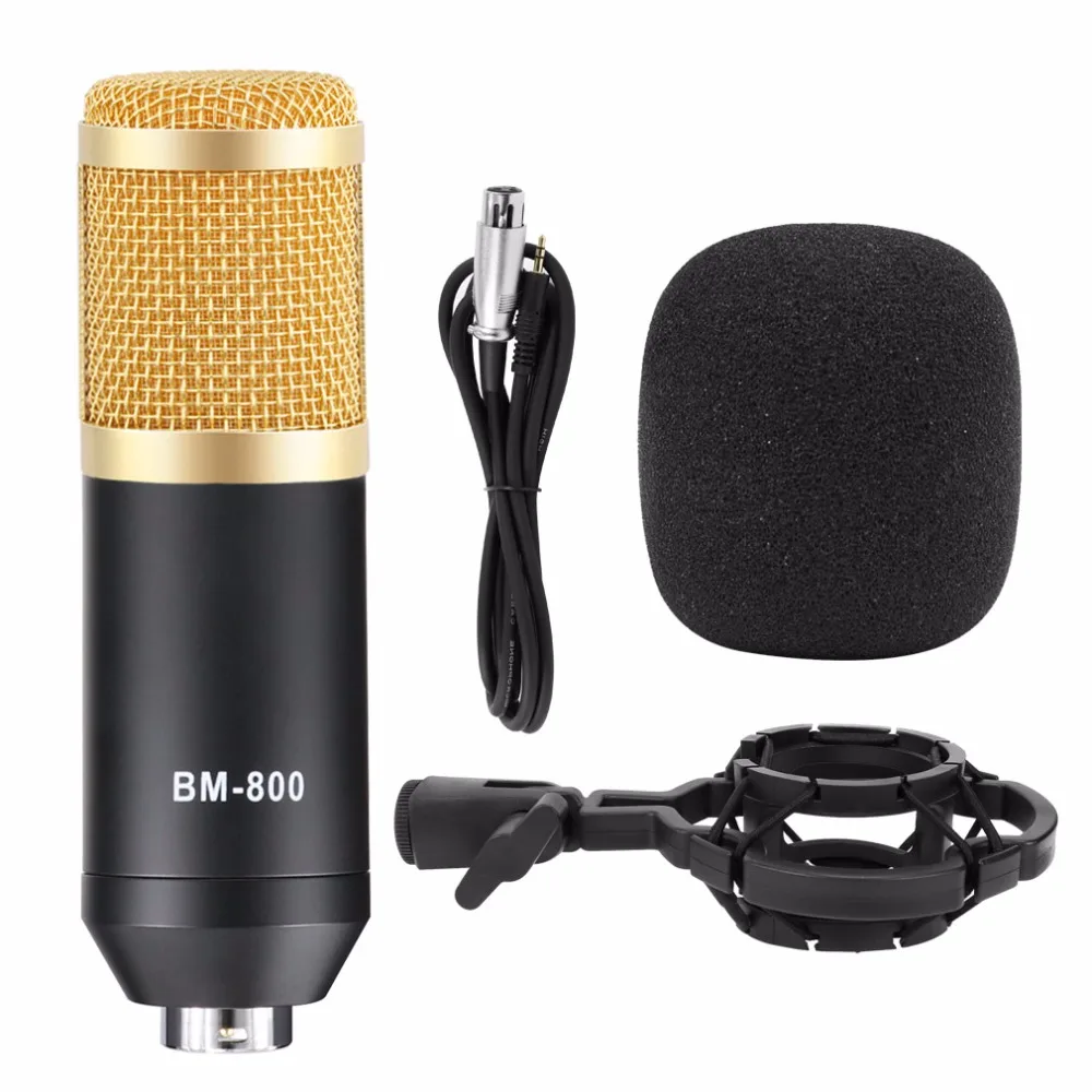 Profesional bm 800 estudio micrófono bm-800 micrófono de condensador Kits paquete micrófono de Karaoke bm 800 para computadora Mikrofon - 4