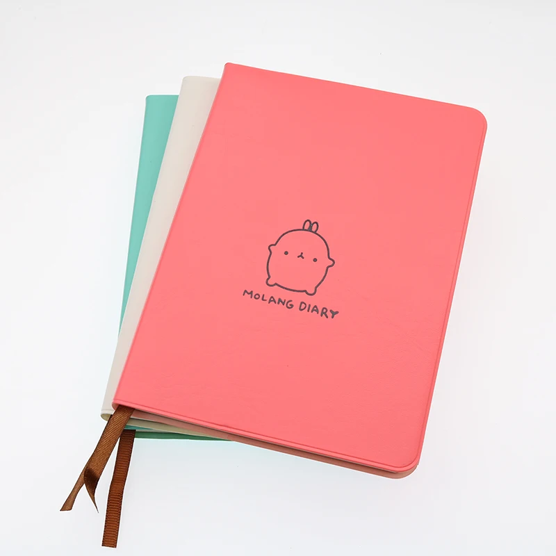 

1pc Calendar Fashion Bunny Notebook Cover Color Pink/Blue/White Diary Children's Learning Gift School Office Stationery