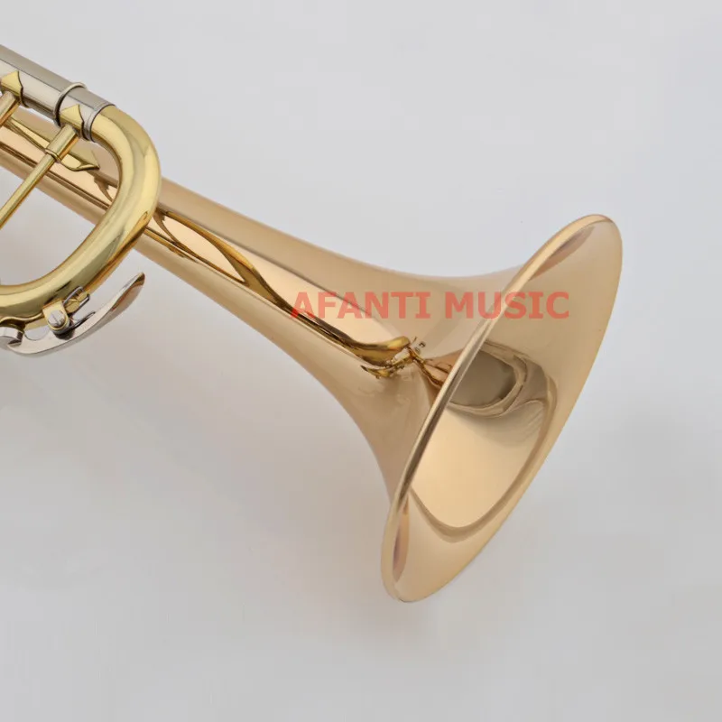 Afanti Música tom Bb Latão Ouro Trompete Laca (ATP-111)