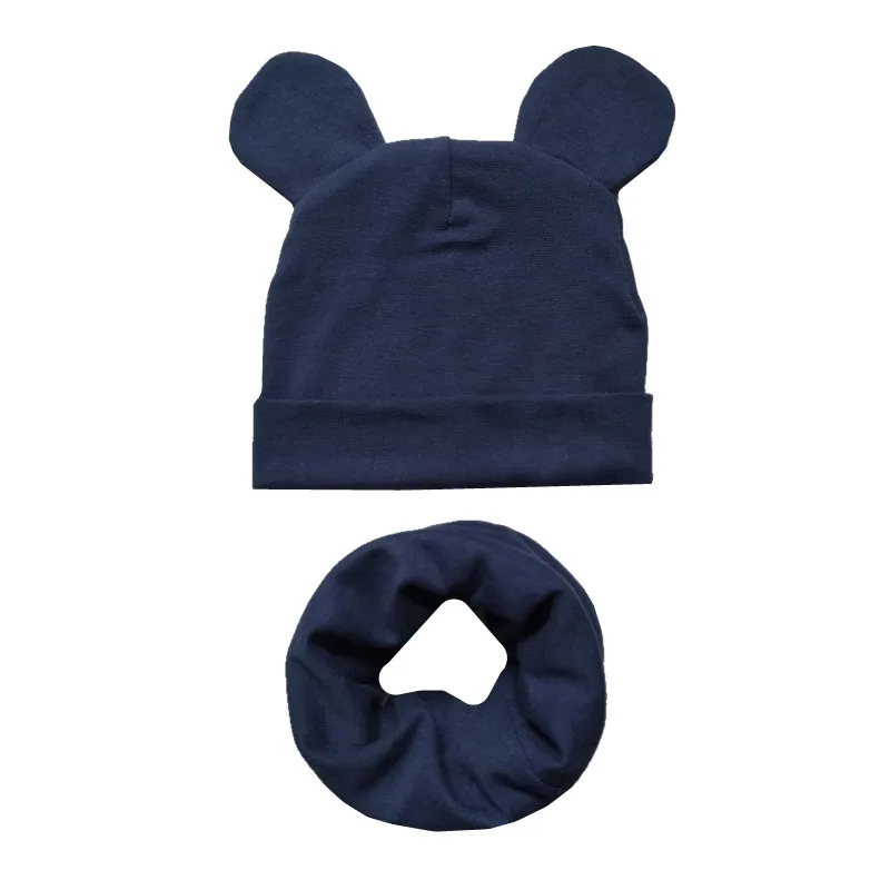 Boys Girls Cotton Solid Cap Soft Warm Cartoon Children Hat Cute Ears Design Spring Autumn Baby Kids Skullies Beanies Accessories mens skully