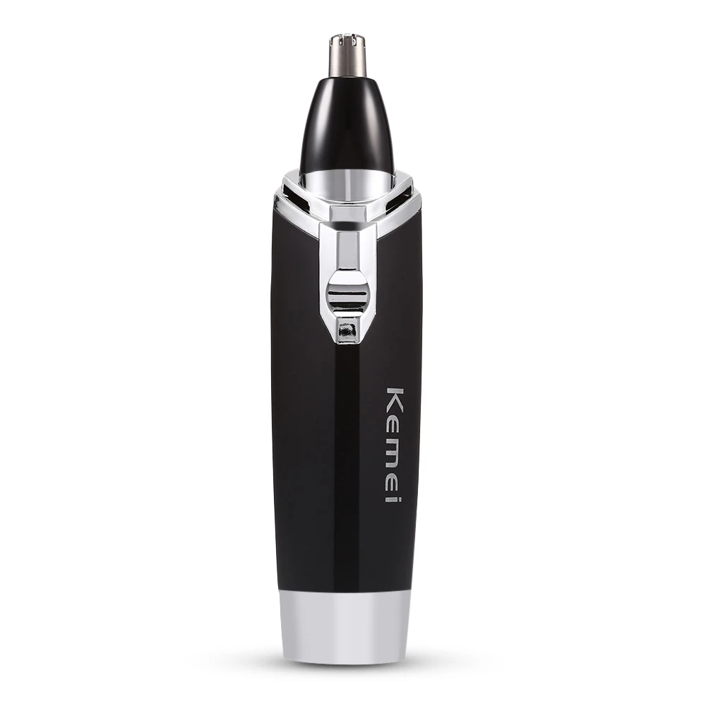 Kemei 6512 Электрический волос в носу триммер Clipper AA Батарея питание бритвы уха