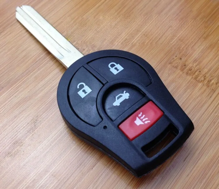 Nissan remote key shell Key Blanks 3+1 Buttons key Cover for Nissan Sunny March New Sylphy New Tiida (8)