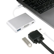 ^#Cheap Adapter cable type-c to vga expander c hub expansion dock type-c to vga usb3.0 pd for type-c notebook millet Huawei Apple Asus ^#Cheap Adapter cable type-c to vga expander c hub expansion dock type-c to vga usb3.0 pd for type-c notebook millet Huawei Apple Asus