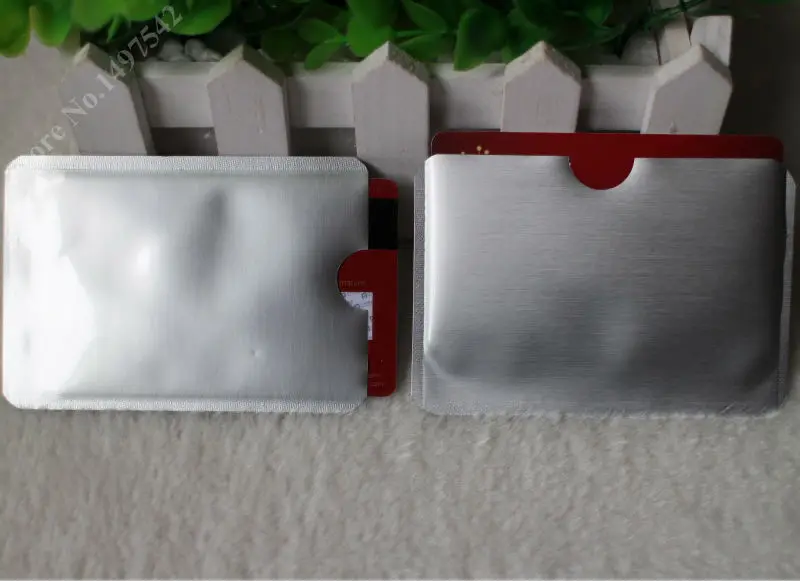 

Free Shipping 1000 pcs Anti Theft RFID Blocking Card Sleeve To Prevent Unauthorized Scanning of your Card, OEM welcome