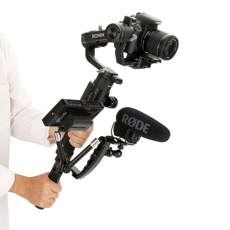 Ulanzi DH03 со стабилизатором DSLR Алюминий стабилизатор сплава L Тип Ручка Скоба