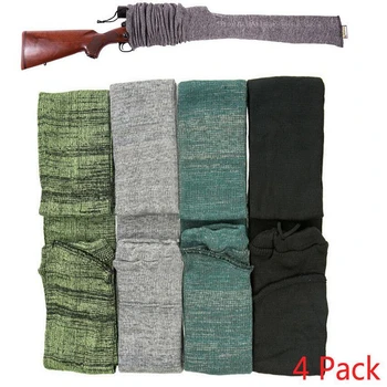 

4 Pack 54" Moistureproof Gun Sock 4 COLOR Rifle Shotgun Storage Gun Sleeve Cover Tactical Hunting Rifle Gun Accessories Gear