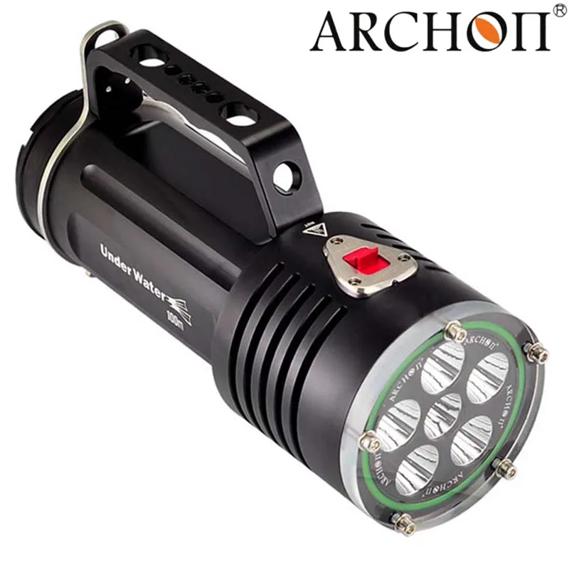 

Dive Flashlight Handle Underwater Diving Light * XM-L2 U2 LED Professional lantern 5000 lm 18650 Li-ion battery*6 built-in