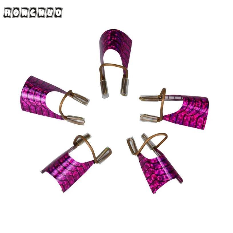 

Hot Best Deal Beauty Girl 5PCS Reusable UV Gel Acrylic French Tips Nail Art Extension Guide Form Tool Dec.5