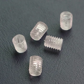 

1000PCS/lot M8*10 M8X10 Metric Thread Acrylic Slotted Set Screws Transparent PC Material Screws Clear Self-Tapping Screw Socket