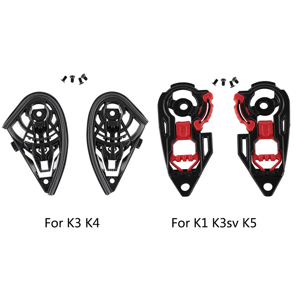 Аксессуары с винтами козырек мотоциклетный шлем Прочный инструмент объектив пластик щит шестерни Базовая пластина практичная для K3 K4 K1 K3SV K5