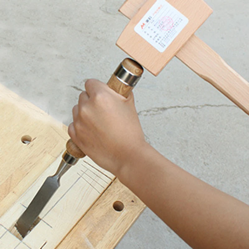 Woodworking Wooden Wood Mallet Nail Carpenter Hammer Tapping Carpenter Tool