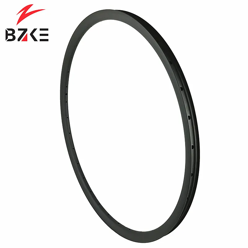 Flash Deal BZKE 29er carbon mtb rim 27.4mm width 23mm deep carbon rim 29 bicycle rims Ultralight 340g 29 inch carbon mountain bike rim 1
