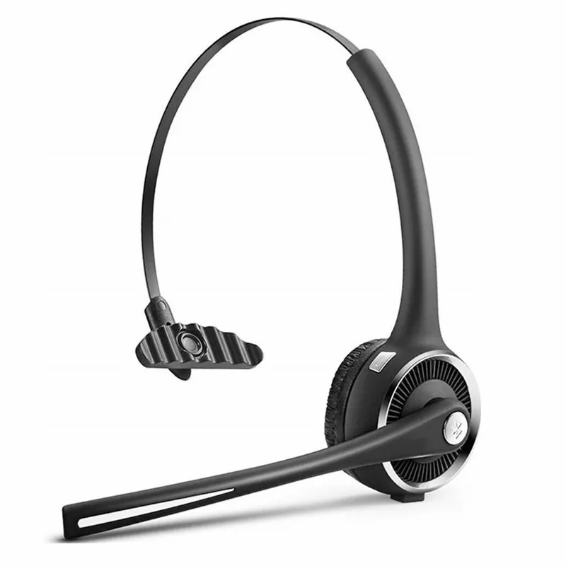 Truck Driver Bluetooth v4.1 Phone Headset with Mic 15h Talk Time Stereo Headset with Noise Canceling Hands-Free for Call Center Media Playing5