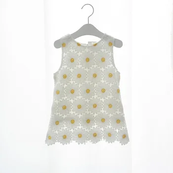 

Vestido Infantil Para Festa Wedding Flower Kids Dress Princess Baby Party dresses Birthday Girl Summer Dress