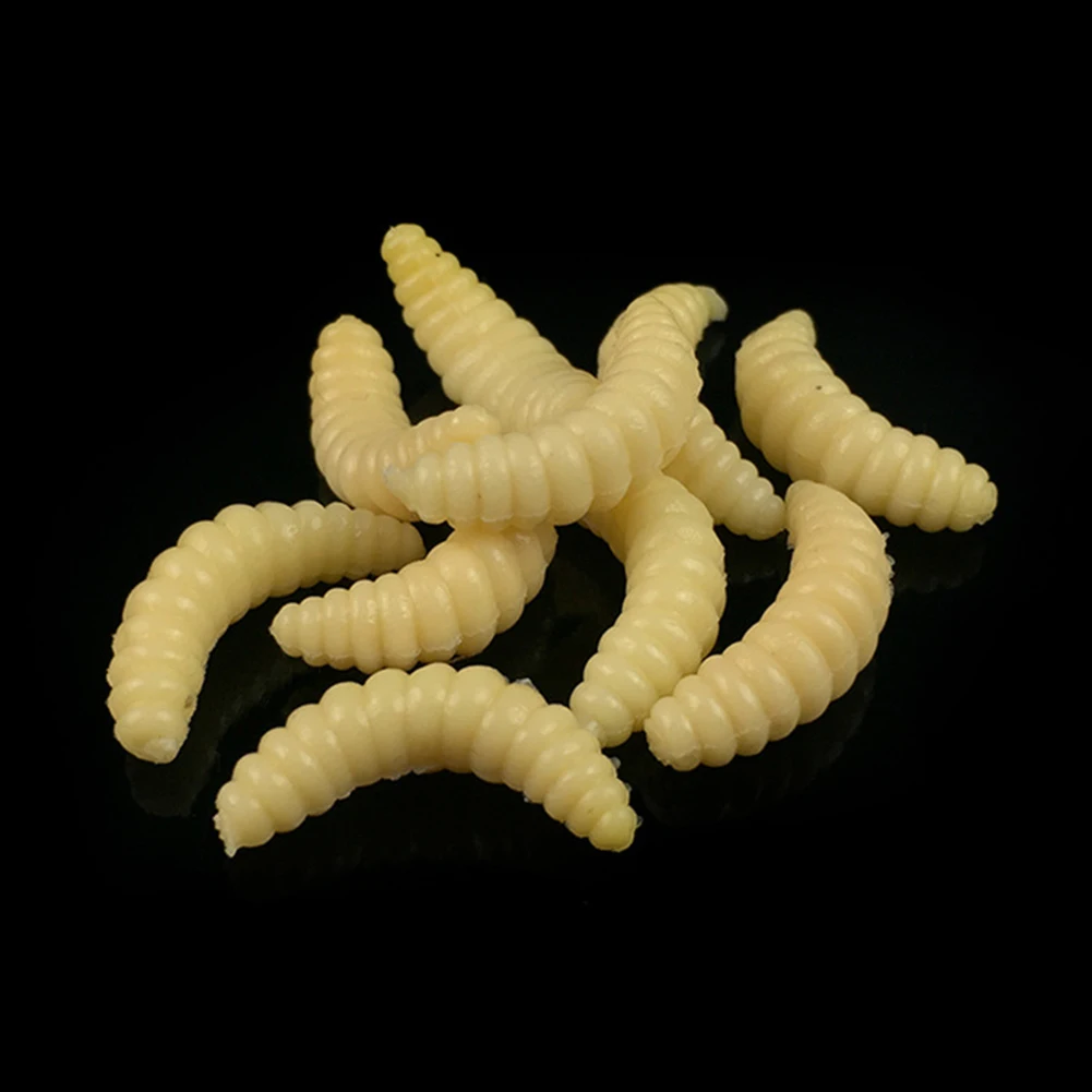 10 шт. Maggot Grub Мягкая приманка приманки Minnows запах красного червя креветки хлеб против насекомых для рыбалки искусственная приманка рыба корма бионическая