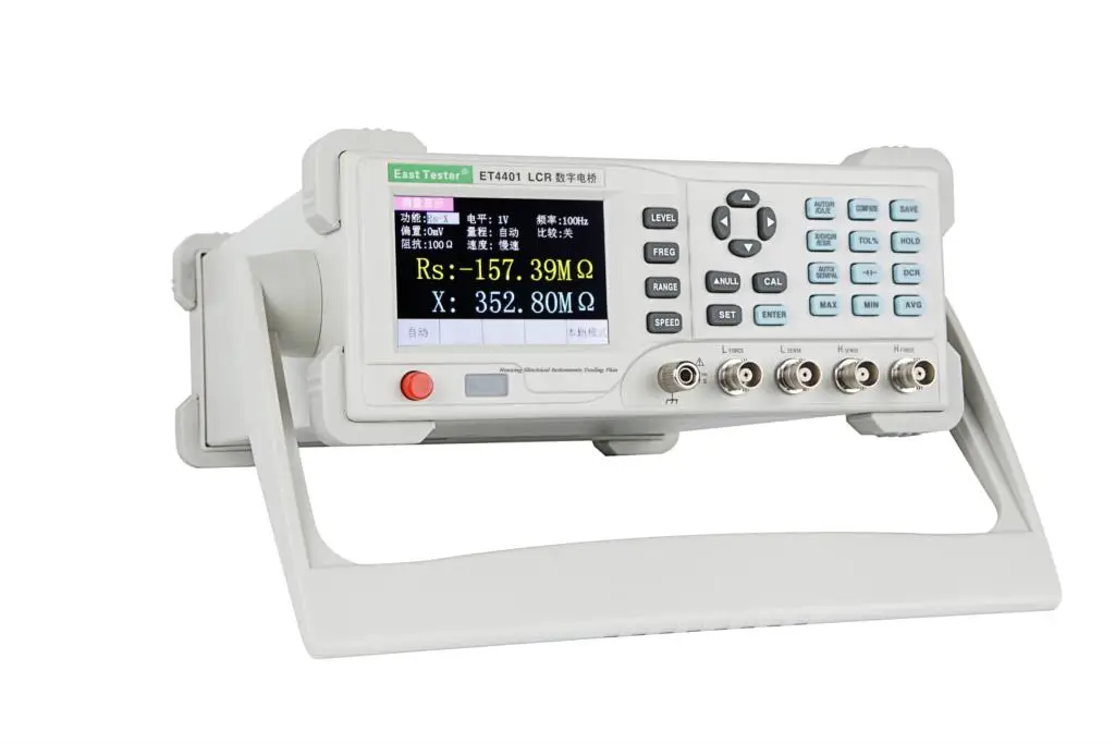 

Fast arrival ET4510 LCR Meter with 100KHz(Continuously adjustable frequency, 1Hz step) Accuracy:0.2%