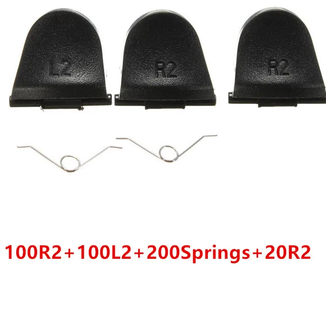 Best Price 100 SETS 400pcs L2 R2 Trigger Buttons with Springs Replacement Parts for Sony PS4 PlayStation 4 Dualshock 4 Controller+20pcs R2 Best Price 100 SETS 400pcs L2 R2 Trigger Buttons with Springs Replacement Parts for Sony PS4 PlayStation 4 Dualshock 4 Controller+20pcs R2