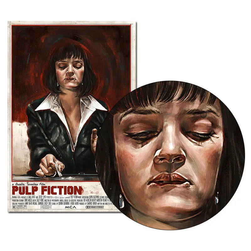 Pulp Fiction Mia Poster Canvas Print For Home Decor Unframed Painting 60X90cm