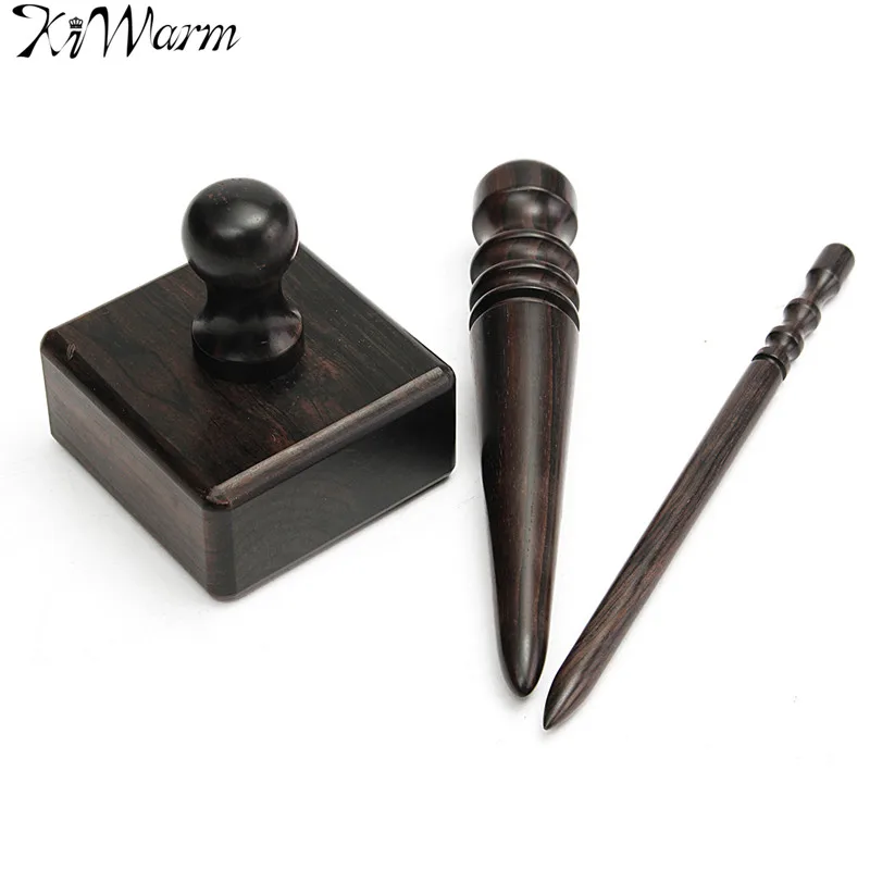

KiWarm 1PC Convenient Wood Polish Leather Edge Slicker Craft Burnisher Workshop DIY Tool Handmade Carving Embossing Leathercraft