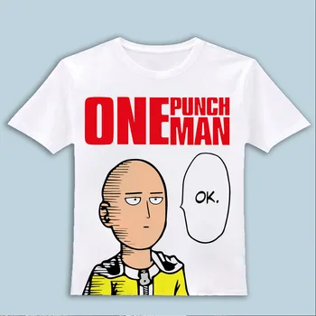 

High Quality Brand One Punch Man O-neck Summer Men T shirt Short Sleeve T shirts Casual Tees Free Shipping