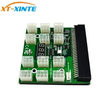 

PCI-E 12V 64Pin to 12 x 6Pin Power Supply Server Adapter Breakout Board Power supply Module for HP 1200W 750W PSU Server GPU