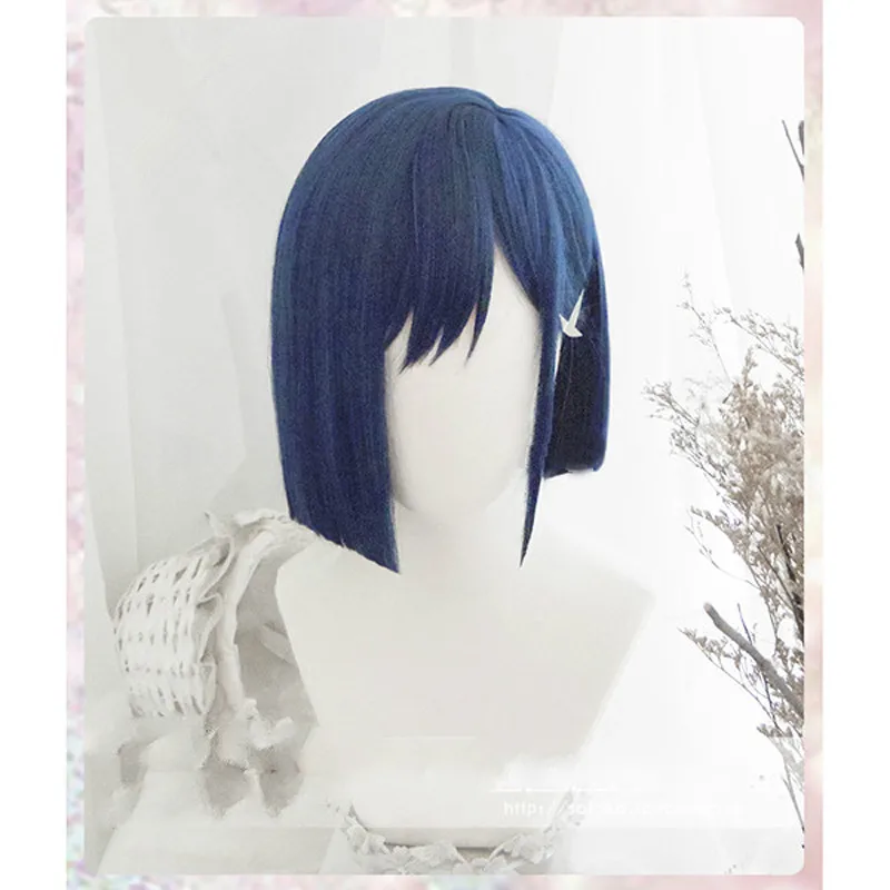 DARLING in the FRANXX 015 Косплей парики Ichigo парики 24 см короткие синие синтетические волосы Perucas Косплей парик + парик|Костюмы аниме| | АлиЭкспресс