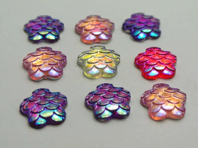 1000 разноцветные полужемчужные бусины 6 мм с плоской задней поверхностью, круглые драгоценные камни для скрапбукинга