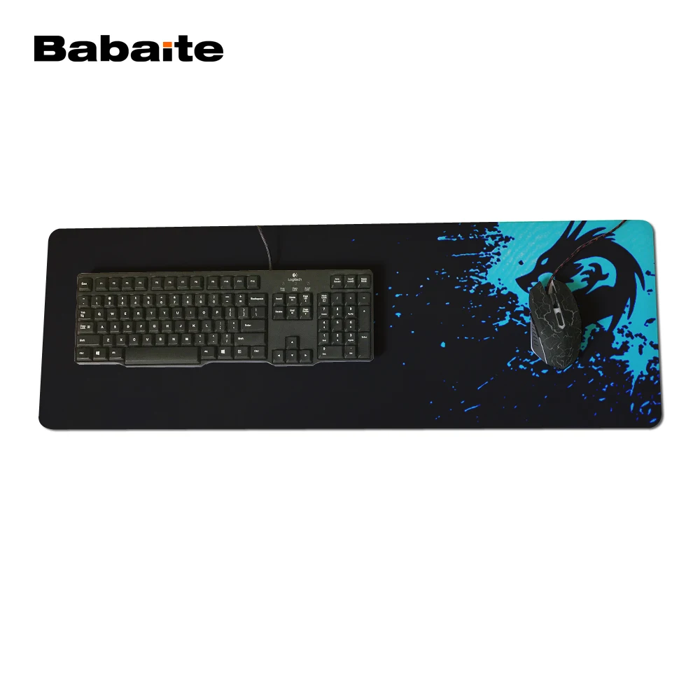  Babaite Speed Version Large Gaming Mouse Pad Gamer Locking Edge Mouse Keyboards Mat Grande Mousepad