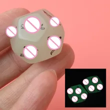 Luminous Noctilcent Sex Dice Sexy Games 12 sided Gambling Adult Games love romance Sex Toys For couples Guide Erotica Dice