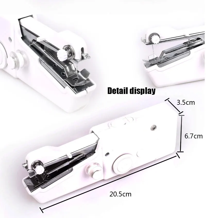 Мини Портативные Ручные Швейные машины стежка шитье Рукоделие беспроводные ткани электрическая швейная машина набор стежков