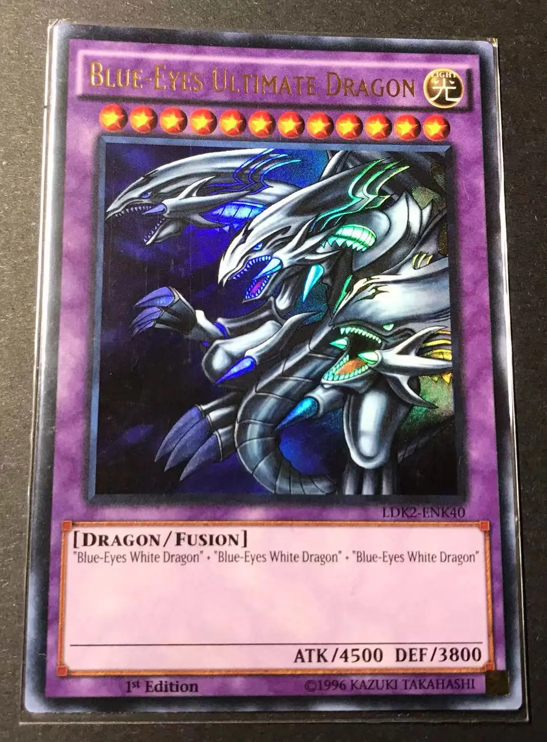 Yu Gi Oh Jin Xing Qingyan Окончательный Дракон [Soul Card Белый Дракон карта группа]