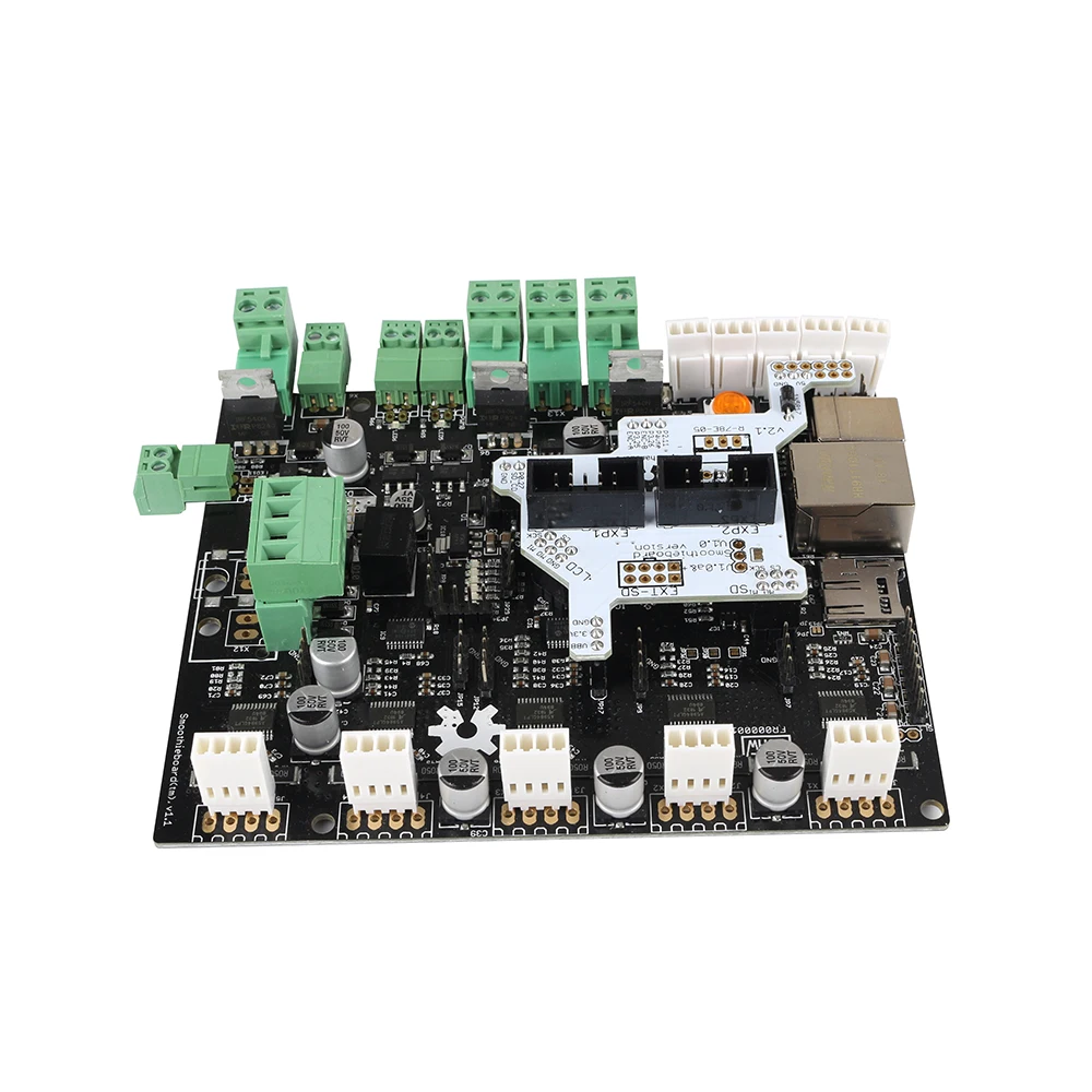 3d принтер Smoothieboard 5X 5XC V1.1 ARM с открытым исходным кодом материнская плата 32 бит плата управления с полным графическим ЖК-адаптером модуль