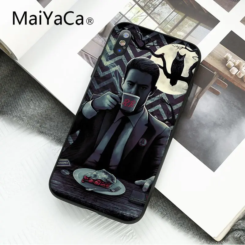 MaiYaCa Твин Пикс огонь ходить со мной чехол для телефона для iphone 11 Pro 11Pro Max 8 7 6 6S Plus X XS MAX 5 5S SE XR