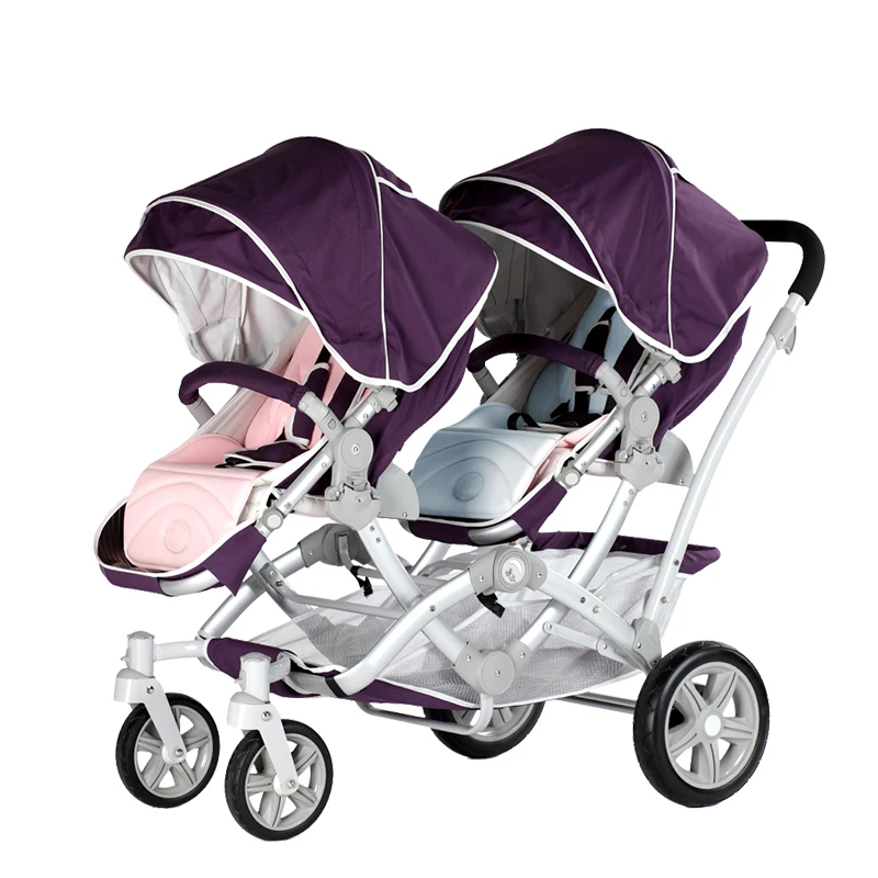 

EU high quality baby stroller top quality baby stroller twins baby stroller twins stroller free gifts newborn gifts