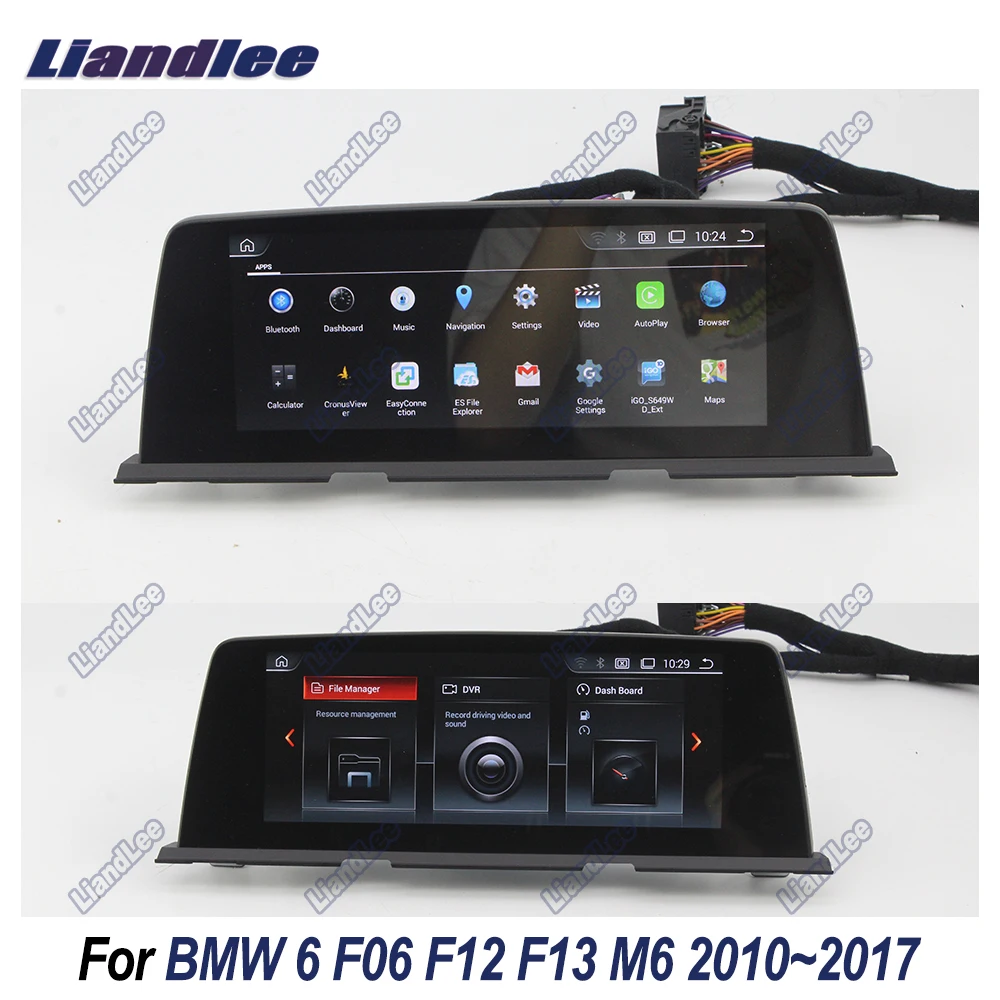 Top Liandlee For BMW 6 F06 F12 F13 M6 2010~2017 CIC/NBT Car Android Carplay GPS Navi Maps Navigation Player Multimedia WiFi no dvd 1