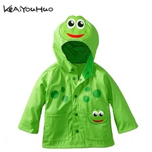 KEAIYOUHUO Belle grenouille coléoptères motif pluie âge saison des pluies respirant étanche filles garçons manteau enfants de porter un imperméable