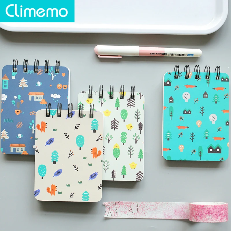 

Climemo Mini Notebook Cute Creative Stationary Journal Note Hard Cover Diary NP266