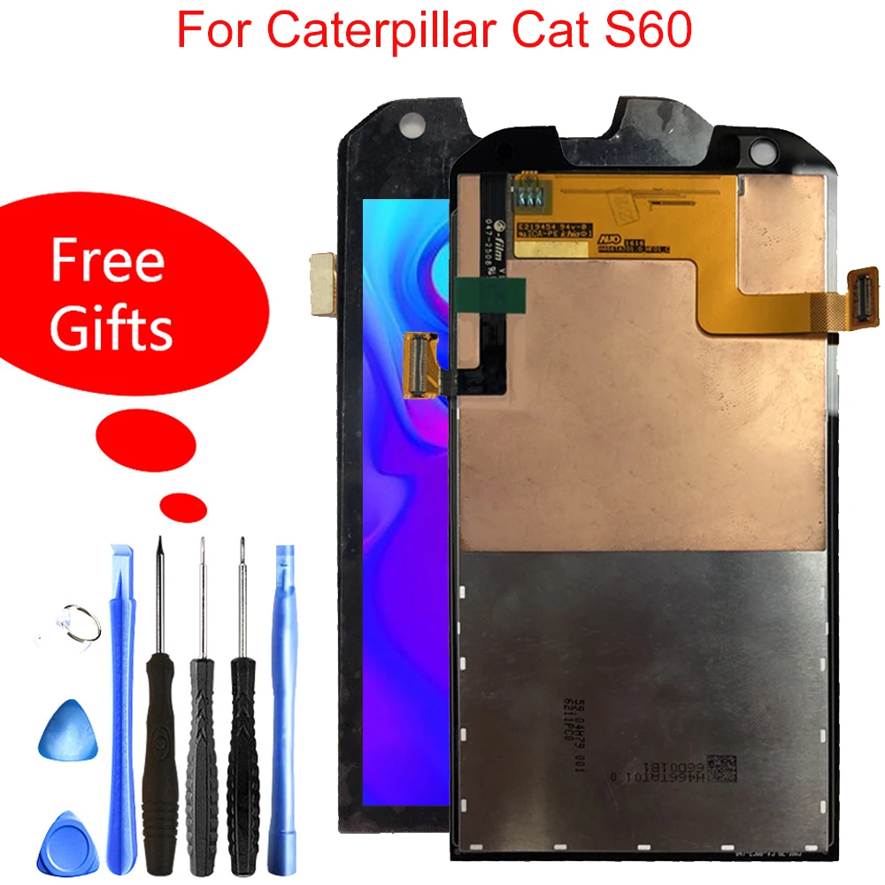 

Quality Lcd For Caterpillar CAT S60 Full LCD DIsplay +Touch Screen Digitizer Assembly For Cat S60 lcd Replacement
