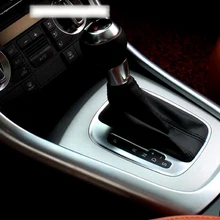 Наклеиваемого покрытия для автостайлинга из ABS хромированные внутренние переключения панель коробки передач U крышка для формы Накладка для Audi Q3 2012 2013 Аксессуары