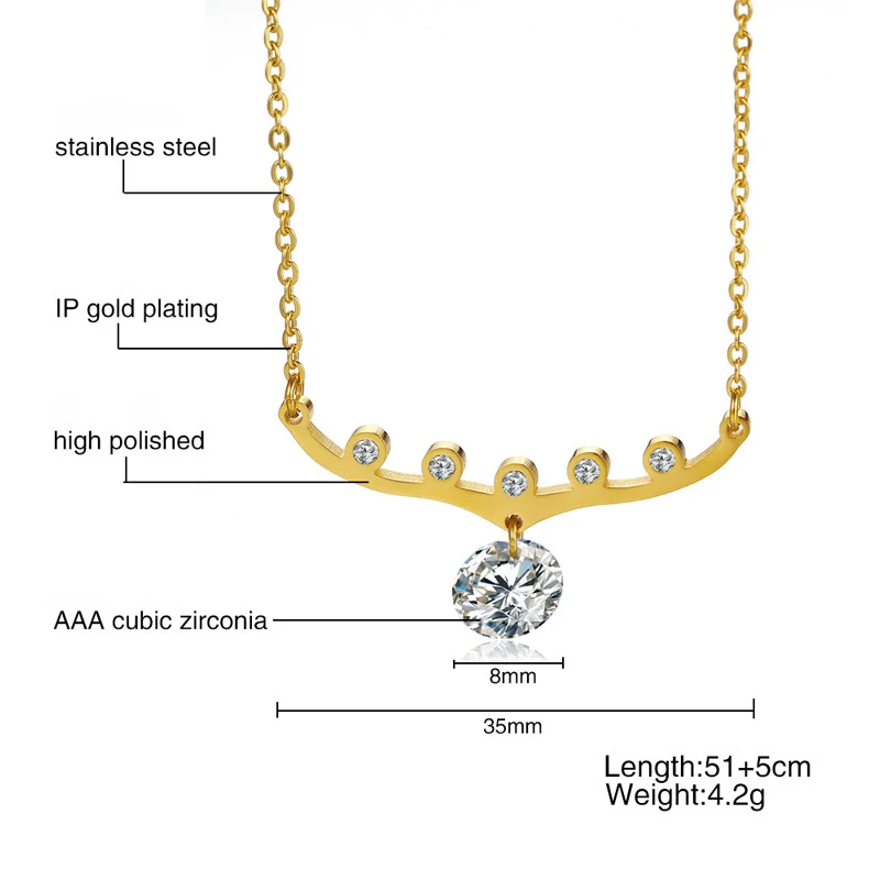 

DN2 Hot sell product necklace new jewelry 45cm chain women and man jewelry for gift 2019 new style