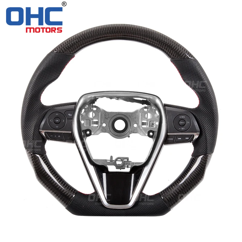

Carbon Fiber Steering Wheel for Toyota Camry / Rav 4 /Corolla 2018-2019