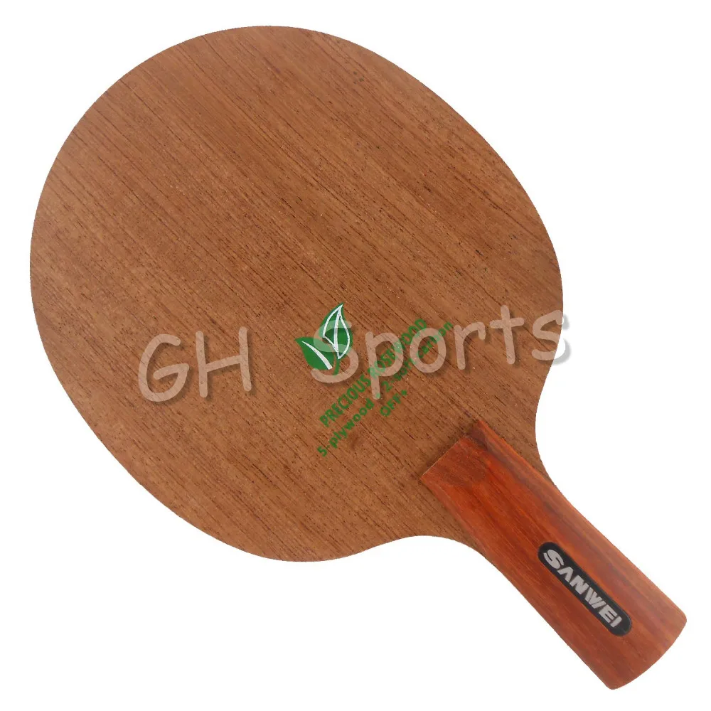 

Sanwei H1 ( H 1, H-1 ) Rosewood, 5 Plywood + 2 Soft Carbon OFF+ Table Tennis Blade for PingPong Racket