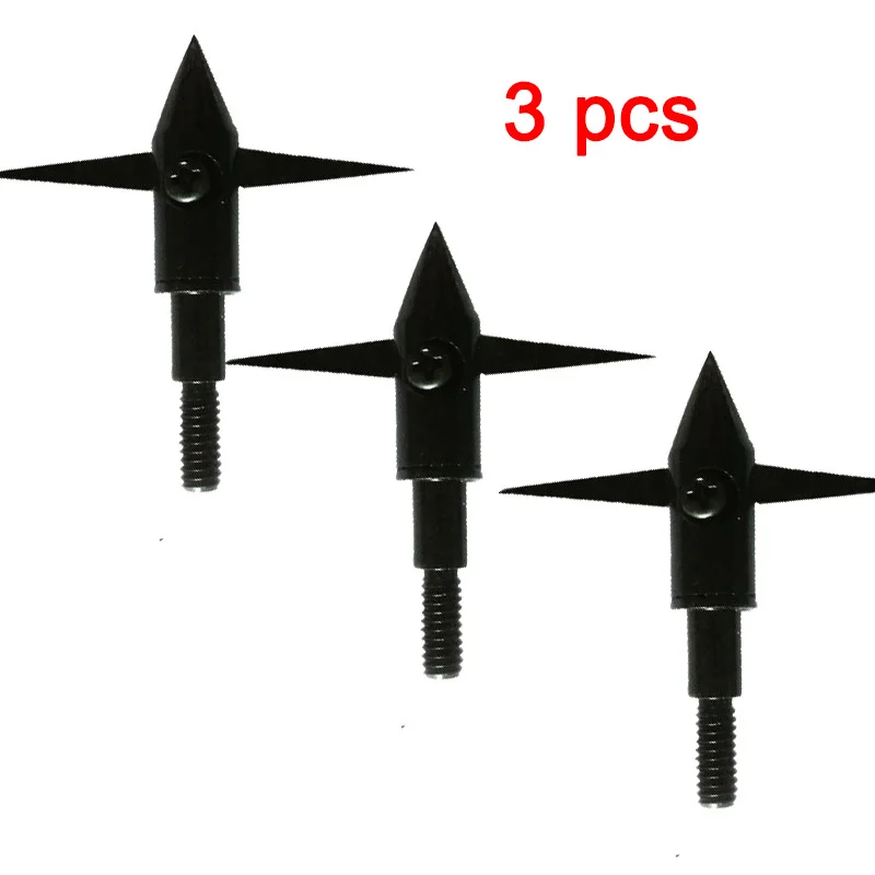 3/6 шт. стрельба из лука Broadheads советы Дротика s охота стрелы Сталь сменный стрелка головка Охотный арбалет с употреблением желтого зубчика-соединения изогнутый лук Дротика - Цвет: 3 pcs hook