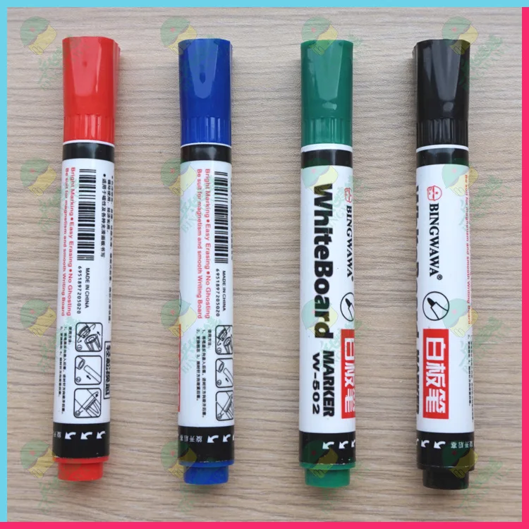 

4pcs per lot Repeated Filling Whiteboard Marker Pen Set With Eraser marker pen children kidsstationery gift erasable marker pen